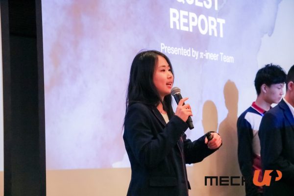 Finalist teams conducting live demonstrations before the judging panel